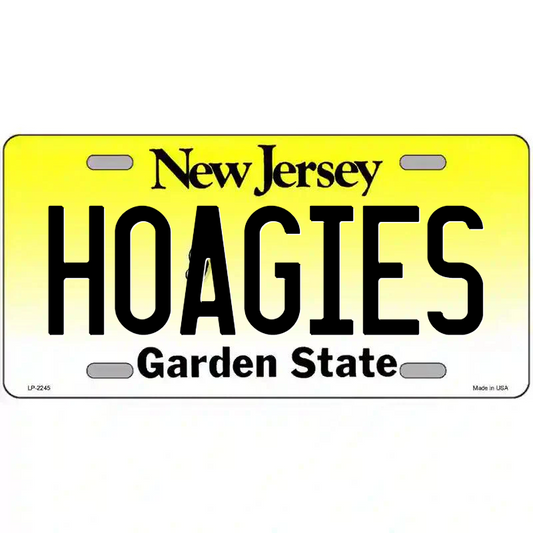 Hoagies New Jersey Metal Sign