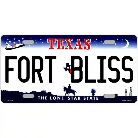 Fort Bliss Texas Metal Sign