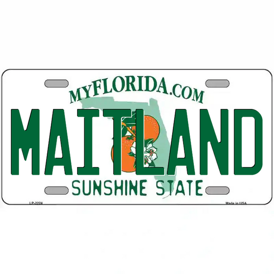 Maitland Florida Metal Sign