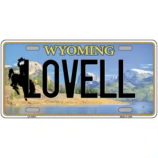 Lovell Wyoming Metal Sign