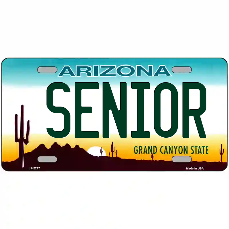 Senior Arizona Metal Sign