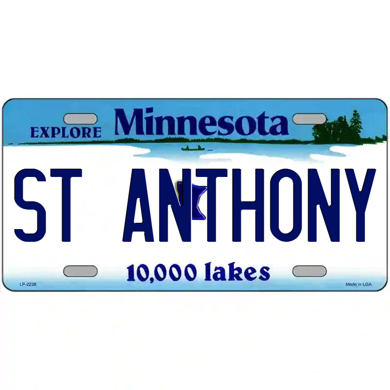 St Anthony Minnesota Metal Sign