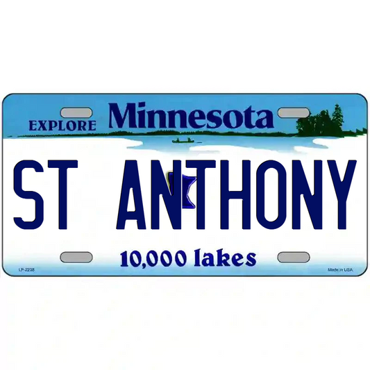 St Anthony Minnesota Metal Sign