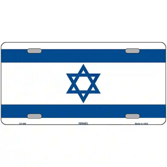 Israel Flag Metal Sign
