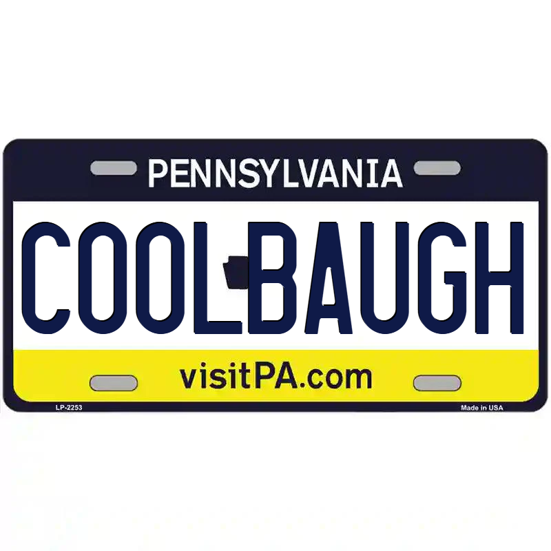 Coolbaugh Pennsylvania Metal Sign