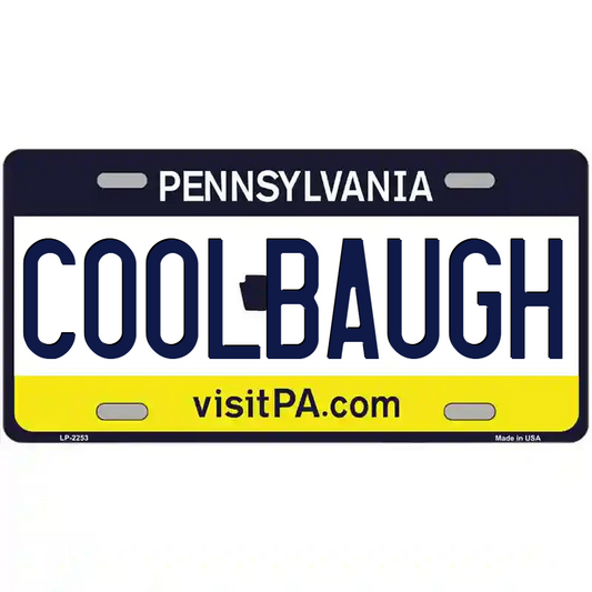Coolbaugh Pennsylvania Metal Sign