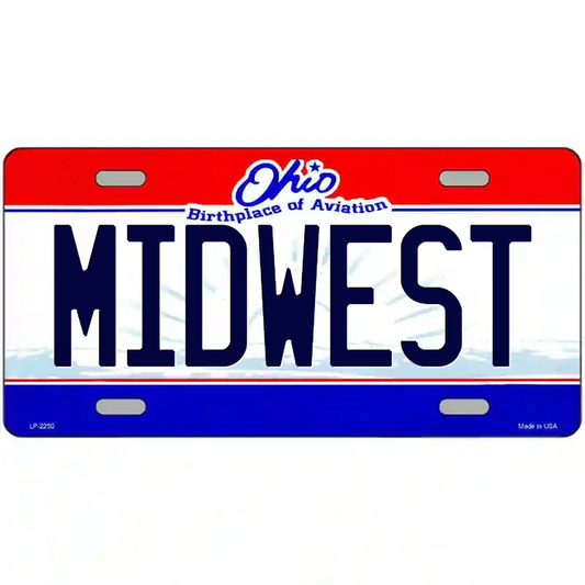 Midwest Ohio Metal Sign