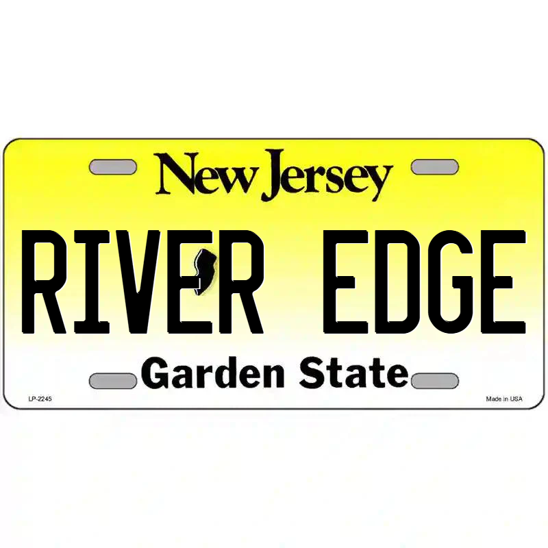 River Edge New Jersey Metal Sign