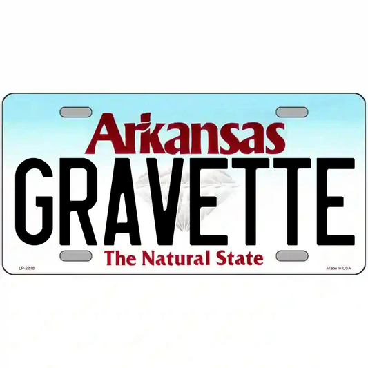 Gravette Arkansas Metal Sign
