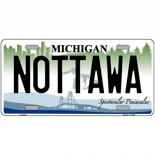 Nottawa Michigan Metal Sign