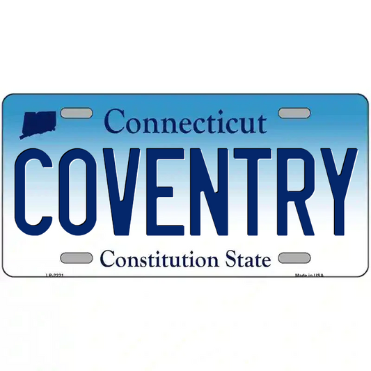 Coventry Connecticut Metal Sign