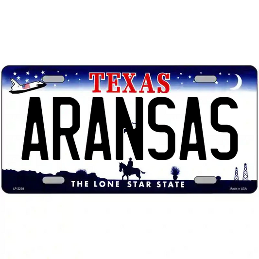 Aransas Texas Metal Sign