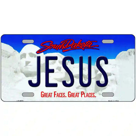 Jesus South Dakota Metal Sign