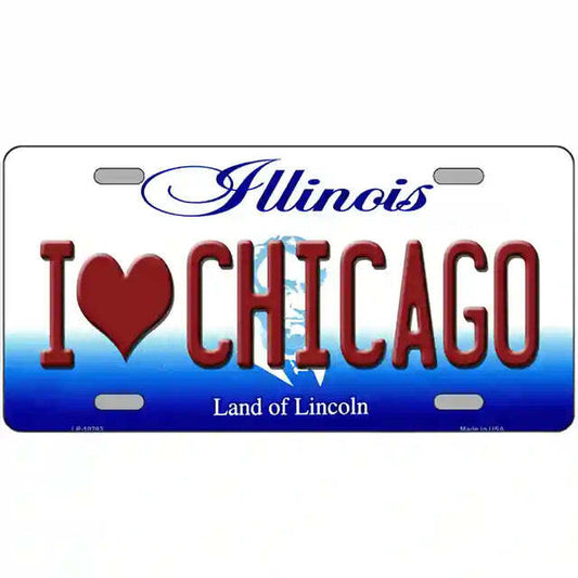 Chicago Illinois Metal Sign