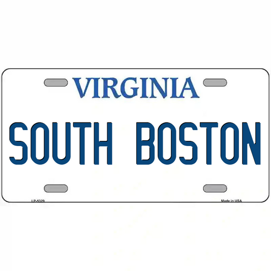 South Boston Virginia Metal Sign