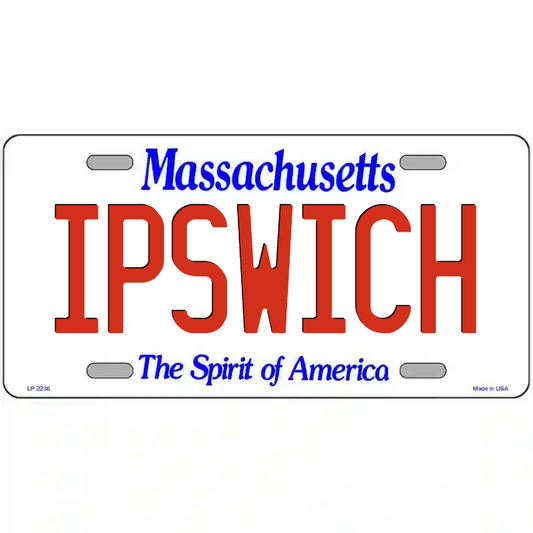 Ipswich Massachusetts Metal Sign