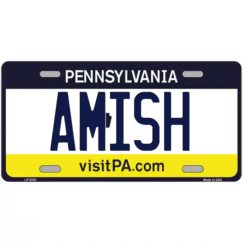 Amish Pennsylvania Metal Sign