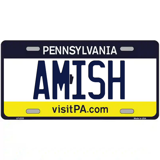 Amish Pennsylvania Metal Sign