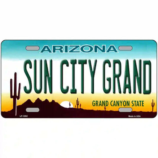 Sun City Grand Arizona Metal Sign