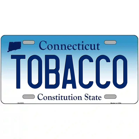 Tobacco Connecticut Metal Sign