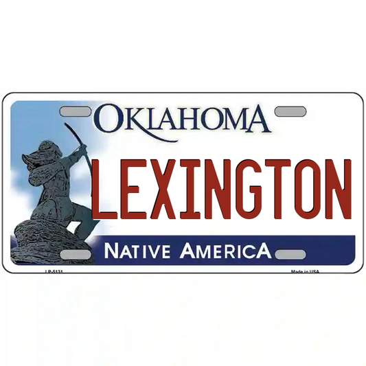 Lexington Oklahoma Metal Sign
