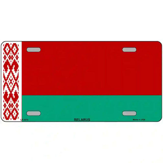 Belarus Flag Metal Sign
