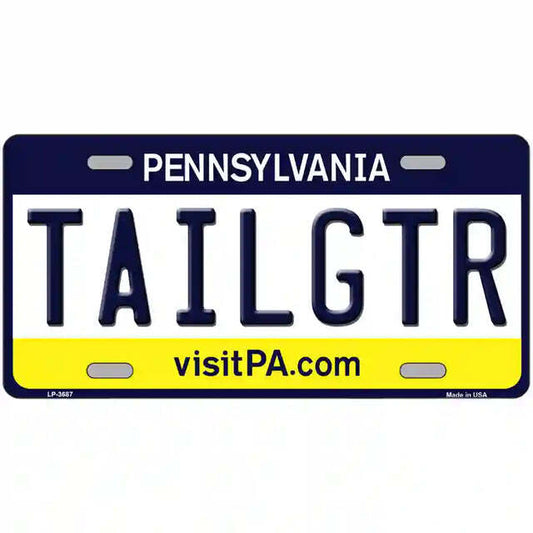 Tailgater Pennsylvania Metal Sign