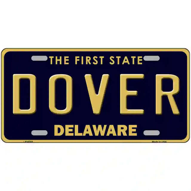 Dover Delaware Metal Sign