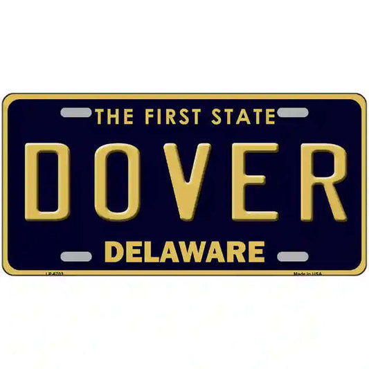 Dover Delaware Metal Sign