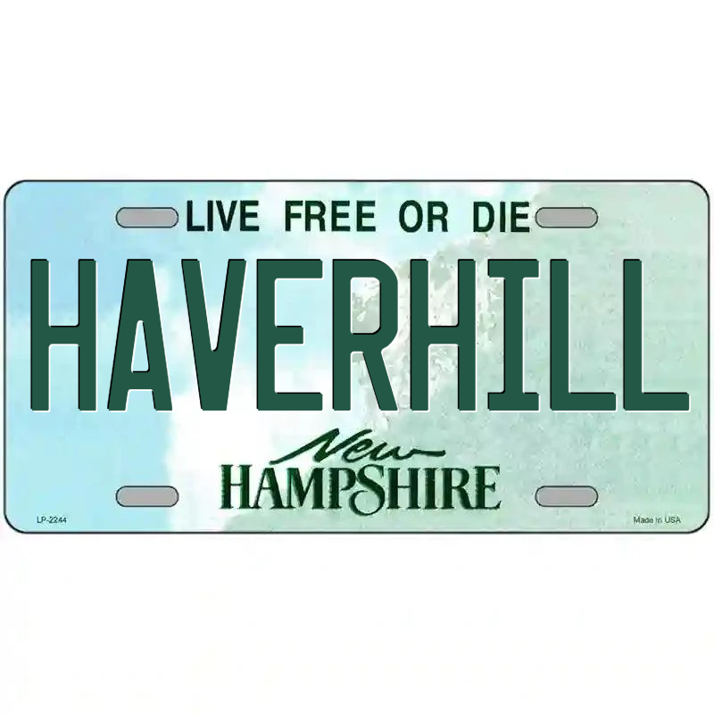 Haverhill New Hampshire Metal Sign