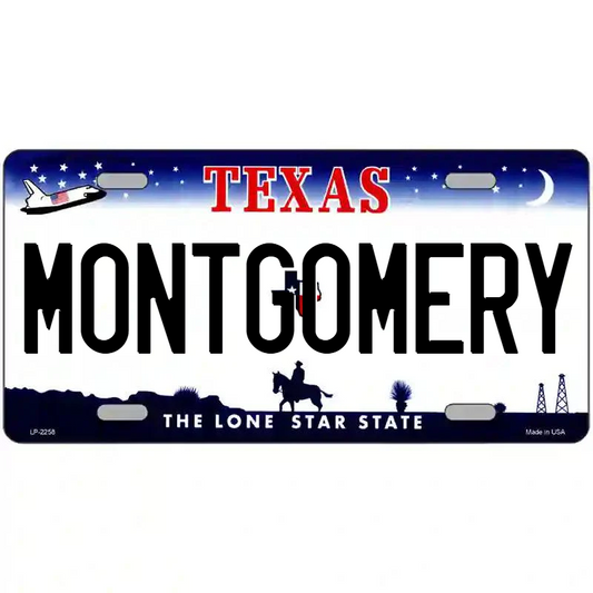 Montgomery Texas Metal Sign