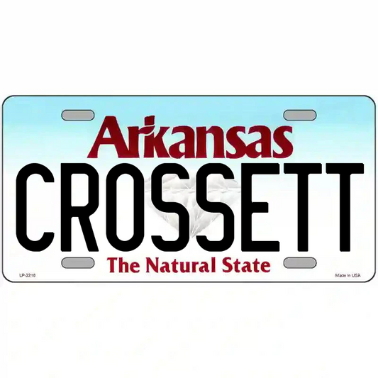 Crossett Arkansas Metal Sign