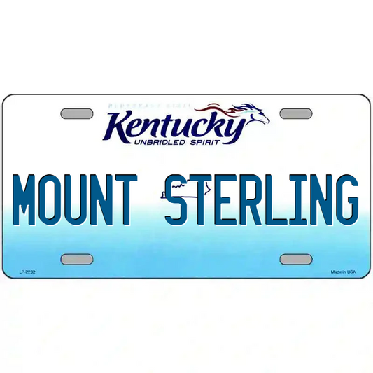 Mount Sterling Kentucky Metal Sign
