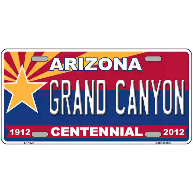 Grand Canyon Arizona Centennial Metal Sign