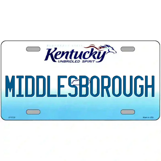 Middleborough Kentucky Metal Sign
