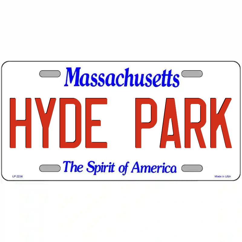 Hyde Park Massachusetts Metal Sign