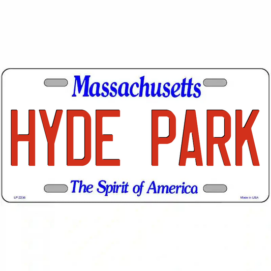 Hyde Park Massachusetts Metal Sign