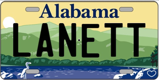 Lanett Alabama Metal Sign