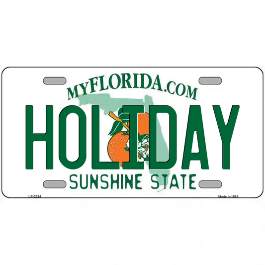 Holiday Florida Metal Sign