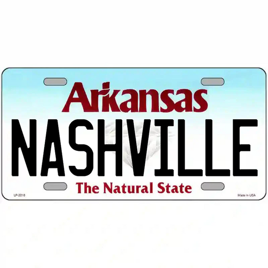 Nashville Arkansas Metal Sign