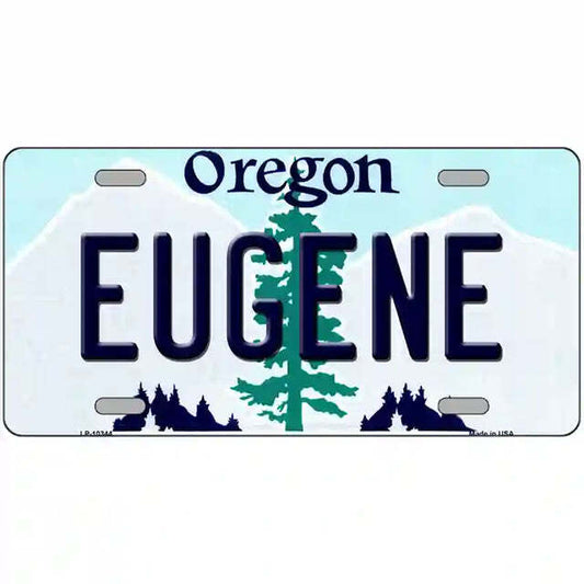 Eugene Oregon Metal Sign