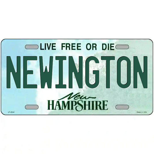 Newington New Hampshire Metal Sign