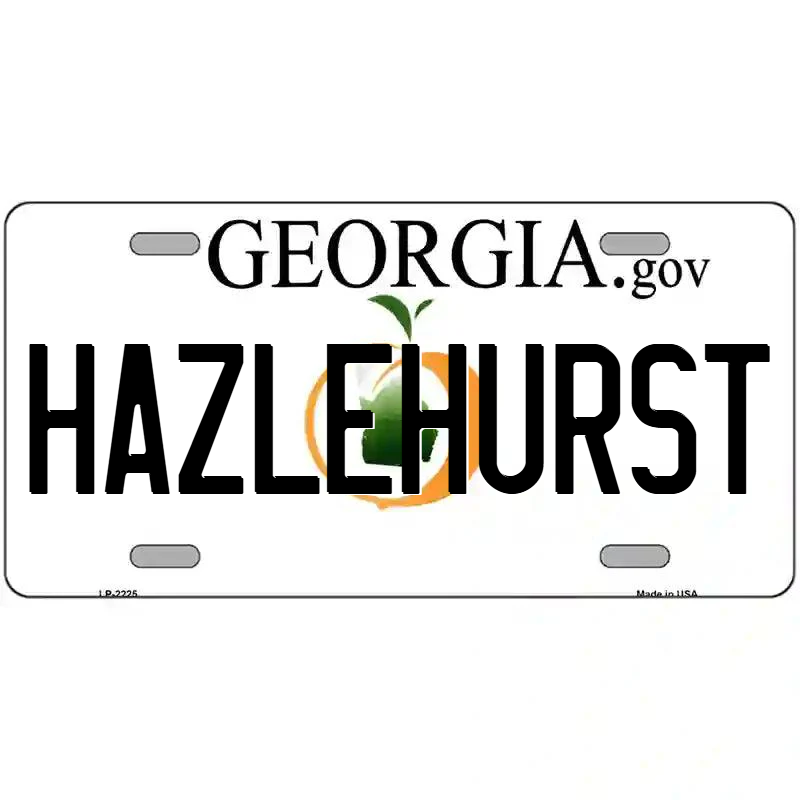 Hazlehurst Georgia Metal Sign