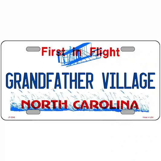 Grandfather Village North Carolina Metal Sign