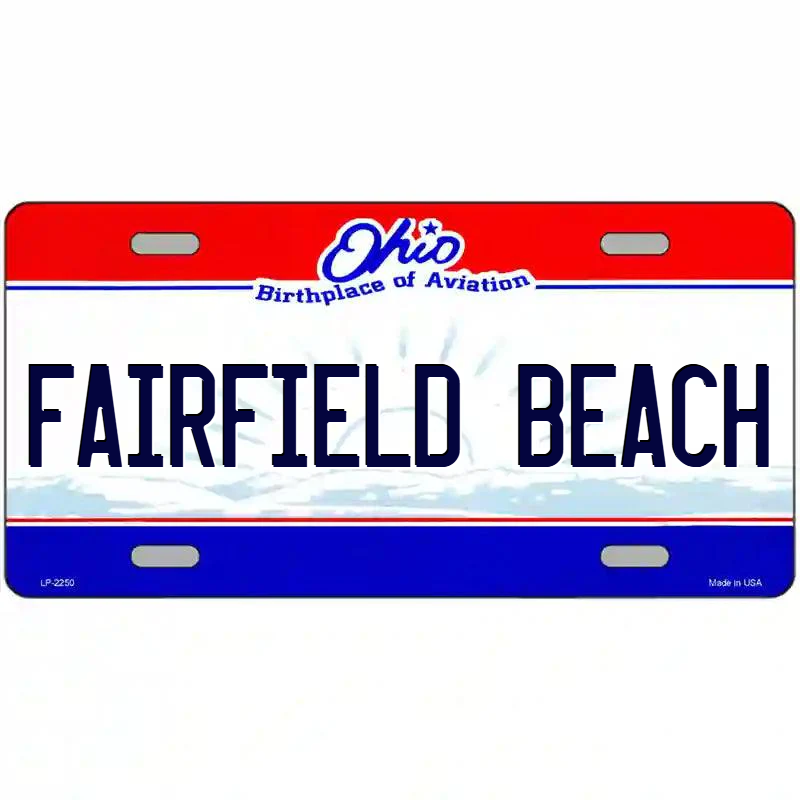 Fairfield Beach Ohio Metal Sign
