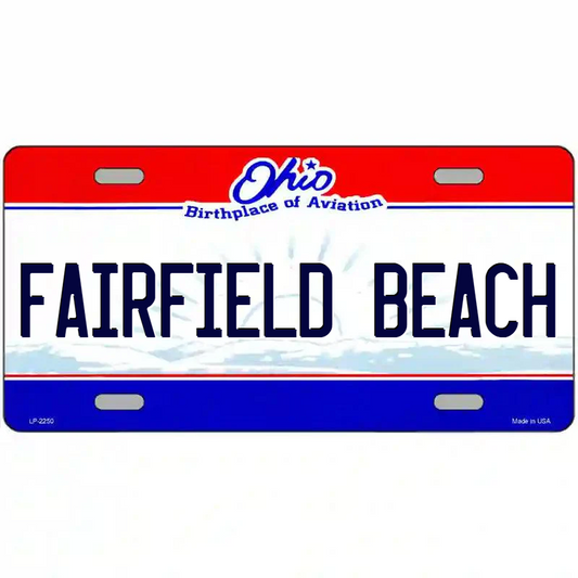 Fairfield Beach Ohio Metal Sign