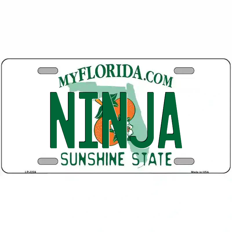 Ninja Florida Metal Sign