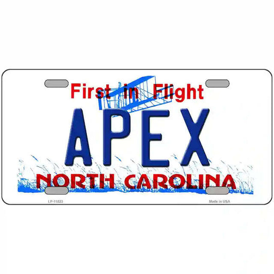 Apex North Carolina Metal Sign