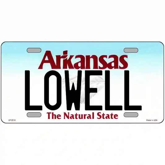 Lowell Arkansas Metal Sign