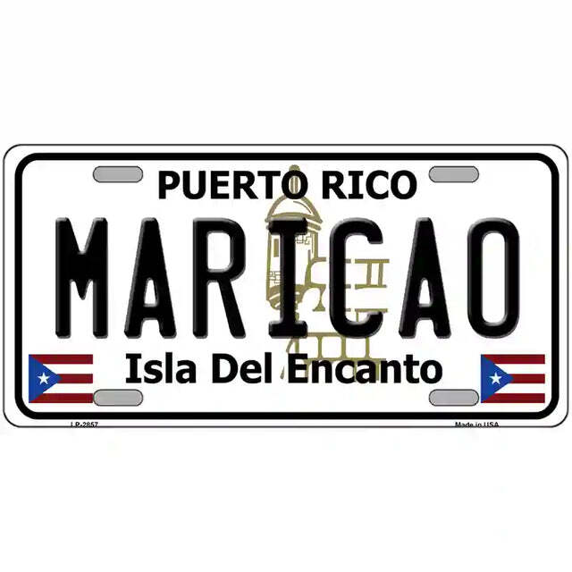 Maricao Puerto Rico Metal Sign